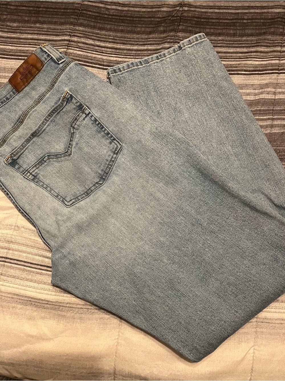 Harley-Davidson Light Blue Bootcut Men's Jeans